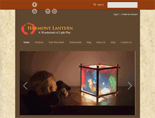 Tablet Screenshot of harmonylantern.com